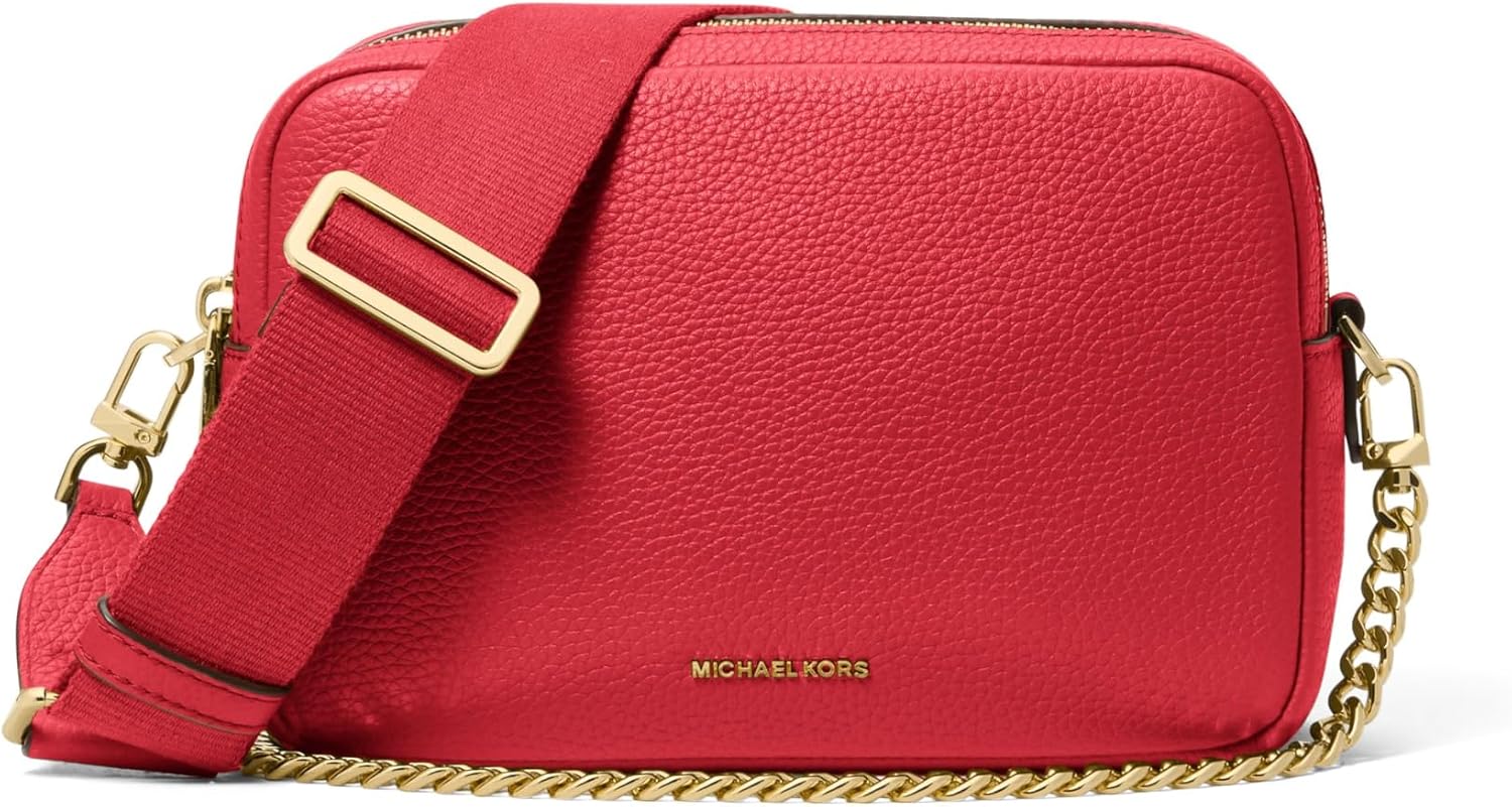 BOLSO CRUZADO MICHAEL KORS BRYANT MEDIANO CON DOBLE CIERRE Y CADENA - 1