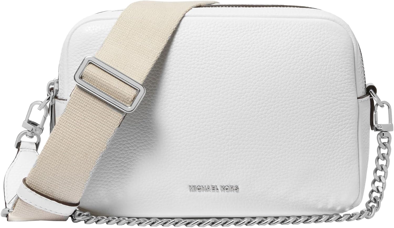 BOLSO CRUZADO MICHAEL KORS BRYANT MEDIANO CON DOBLE CIERRE Y CADENA - 1
