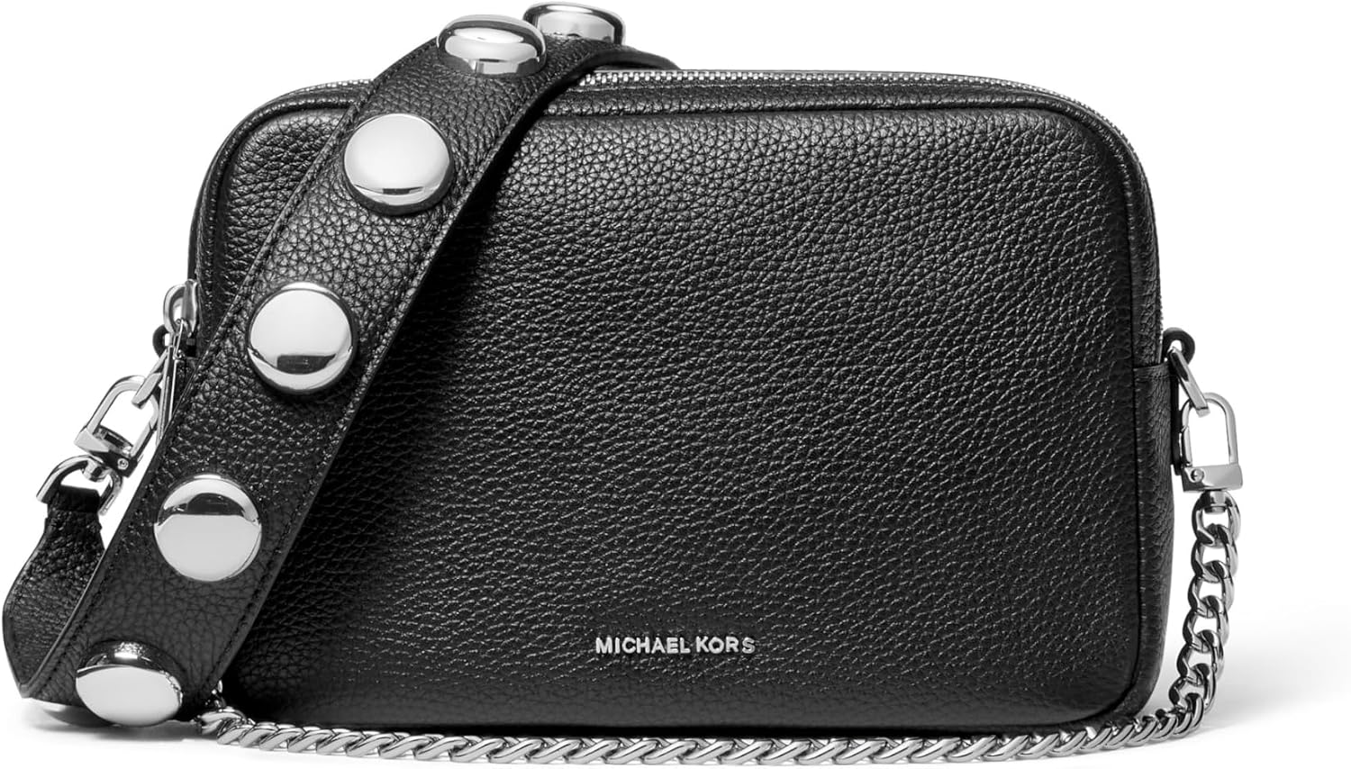 BOLSO CRUZADO MICHAEL KORS BRYANT MEDIANO CON DOBLE CIERRE Y CADENA - 1