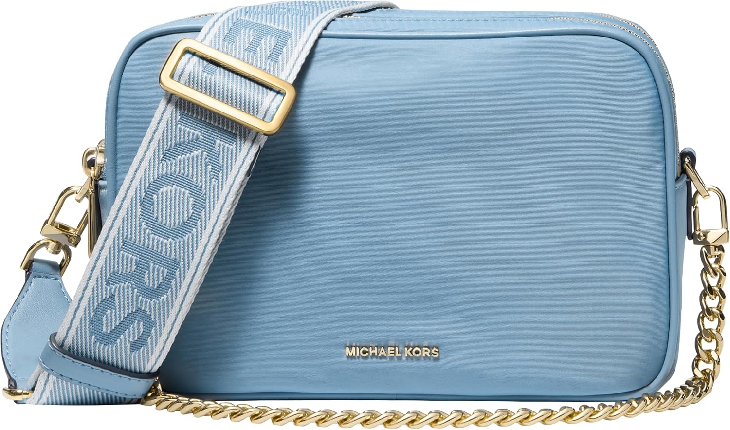 BOLSO CRUZADO MICHAEL KORS BRYANT MEDIANO CON DOBLE CIERRE Y CADENA - 1