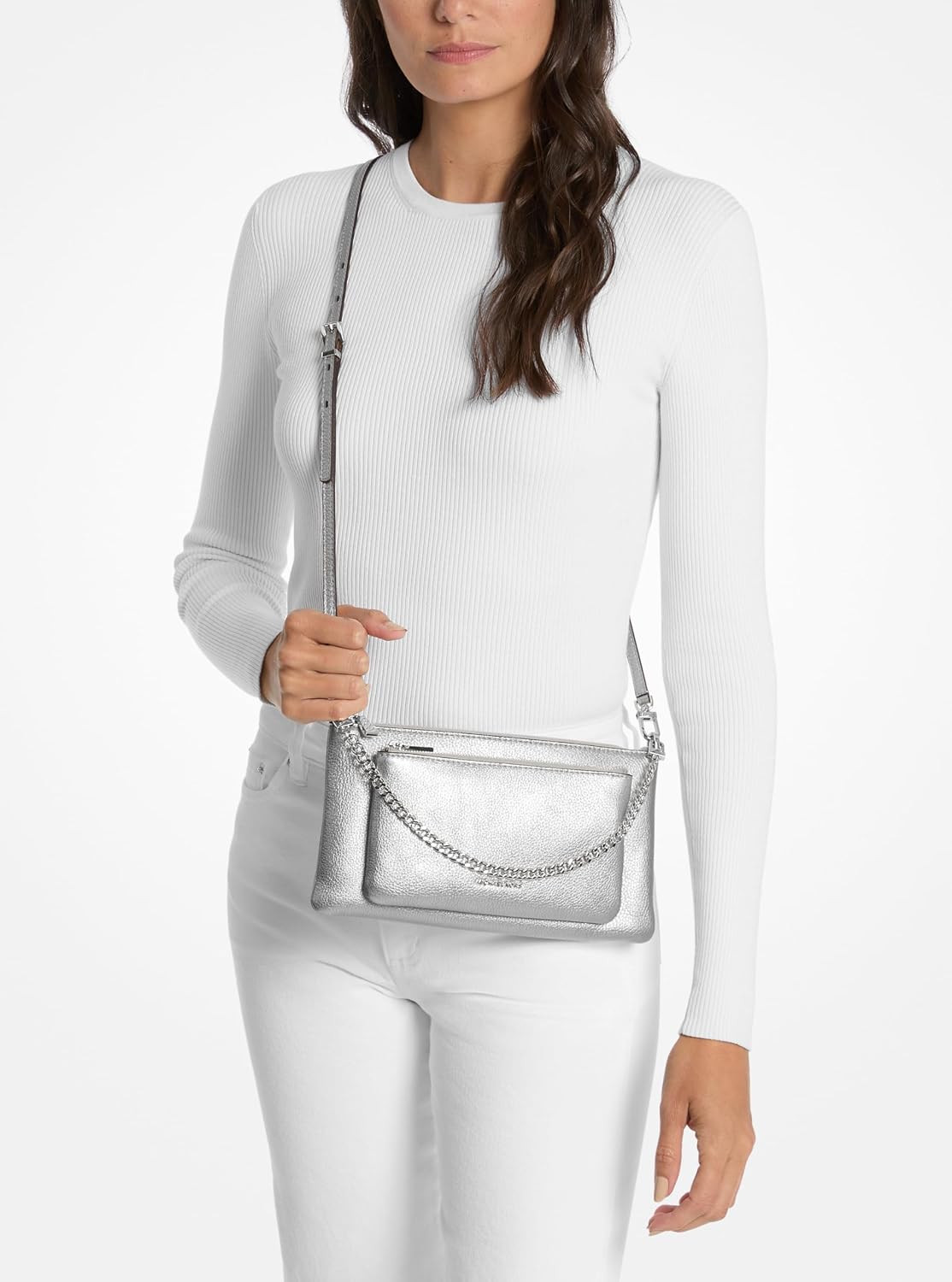 BOLSO CRUZADO MICHAEL KORS JET SET MEDIANO CON BOLSILLO CONVERTIBLE - 3