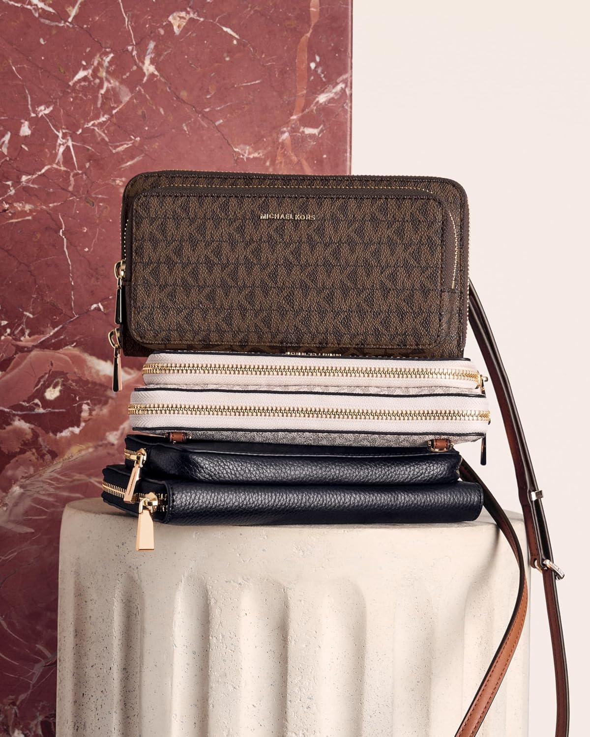 CARTERA CRUZADA CONTINENTAL PARA MUJER MICHAEL KORS JET SET - 5
