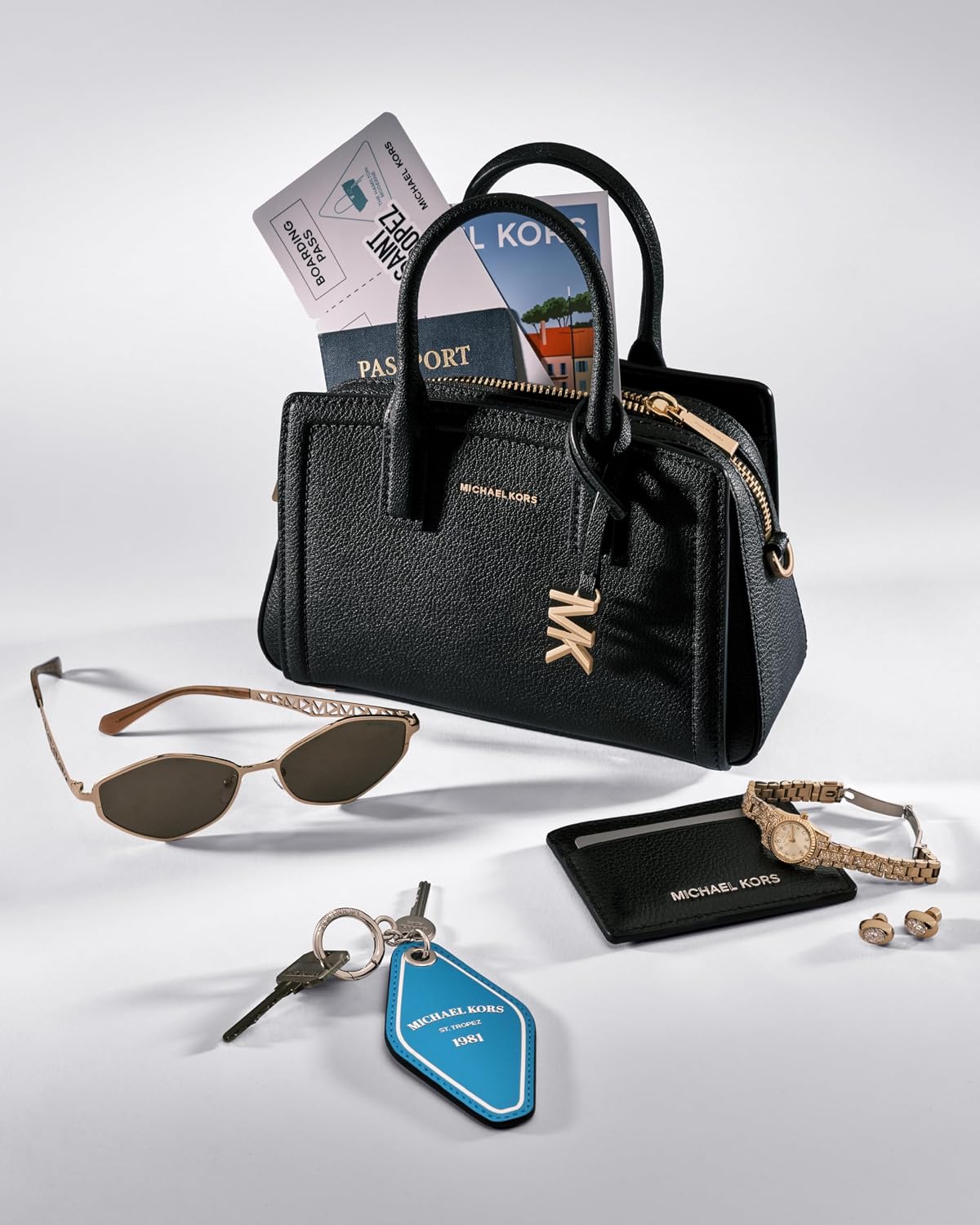 BOLSO CRUZADO MICHAEL KORS LAILA EXTRA PEQUEÑO PARA MUJER - 5