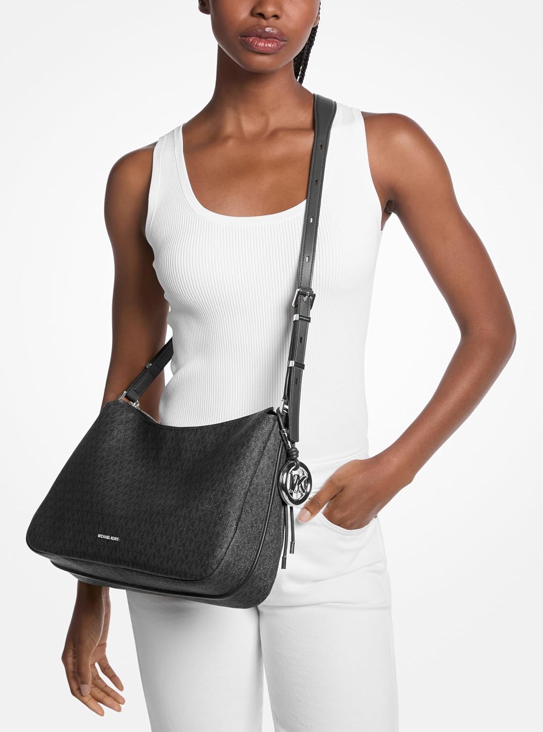 BOLSO MICHAEL KORS NOLITA MEDIUM CONVERTIBLE CON CIERRE SUPERIOR - 3