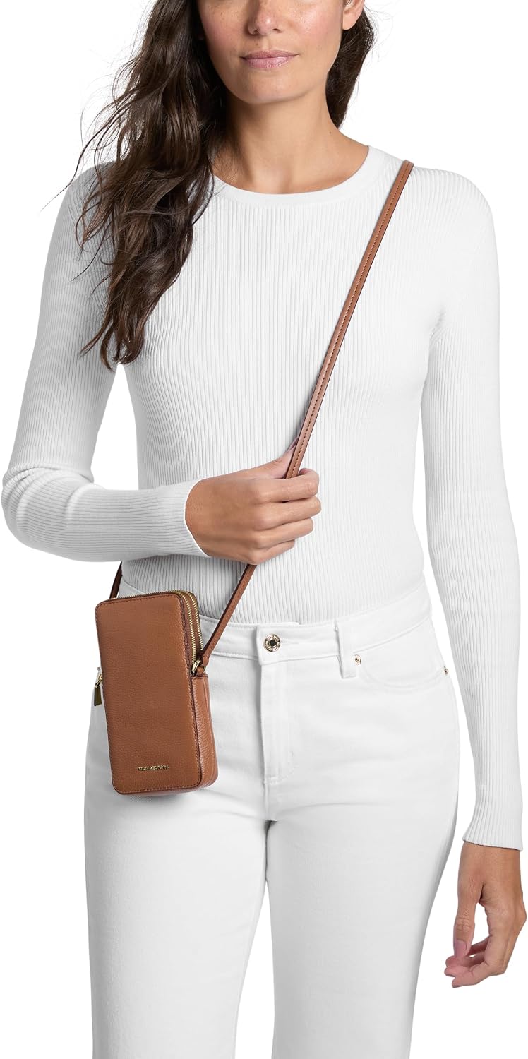 BOLSO CRUZADO PEQUEÑO MICHAEL KORS JET SET DOBLE CIERRE PARA TELÉFONO - 2