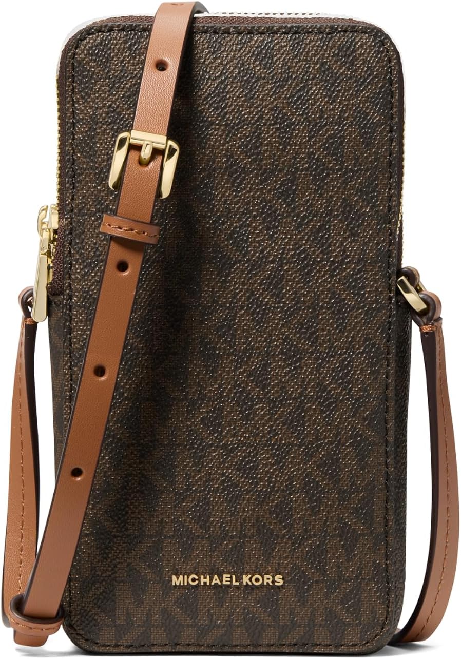 BOLSO CRUZADO PEQUEÑO MICHAEL KORS JET SET DOBLE CIERRE PARA TELÉFONO - 1