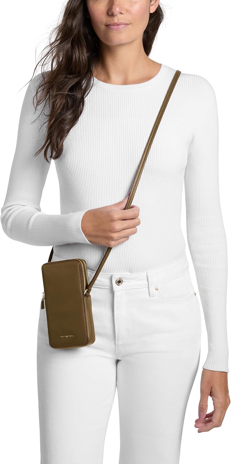 BOLSO CRUZADO PEQUEÑO MICHAEL KORS JET SET DOBLE CIERRE PARA TELÉFONO - 2