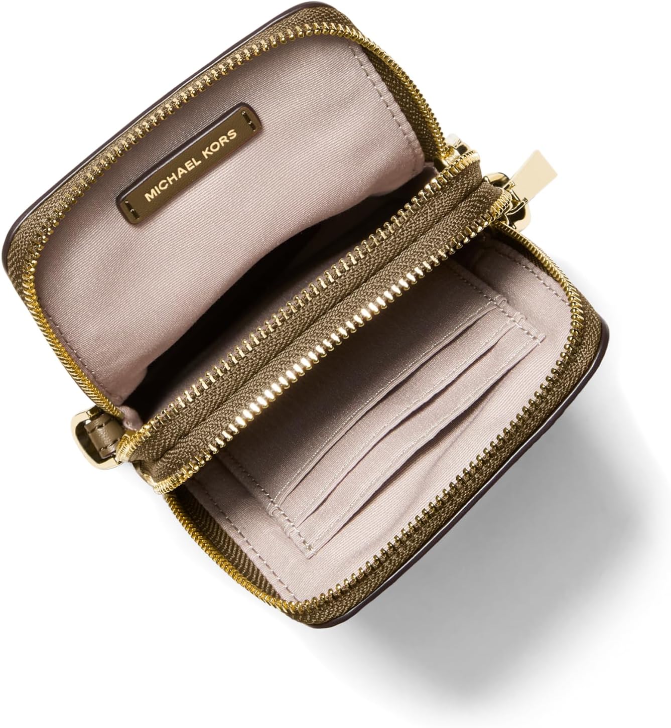 BOLSO CRUZADO PEQUEÑO MICHAEL KORS JET SET DOBLE CIERRE PARA TELÉFONO - 3