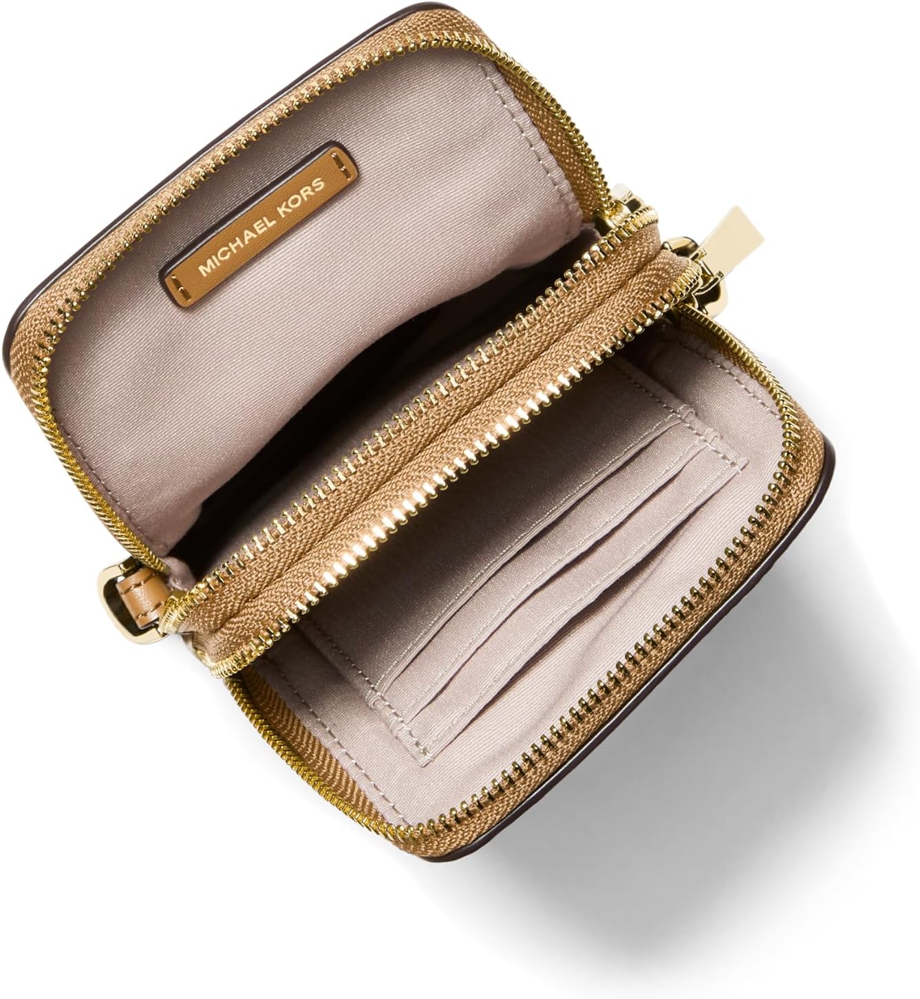 BOLSO CRUZADO PEQUEÑO MICHAEL KORS JET SET DOBLE CIERRE PARA TELÉFONO - 3
