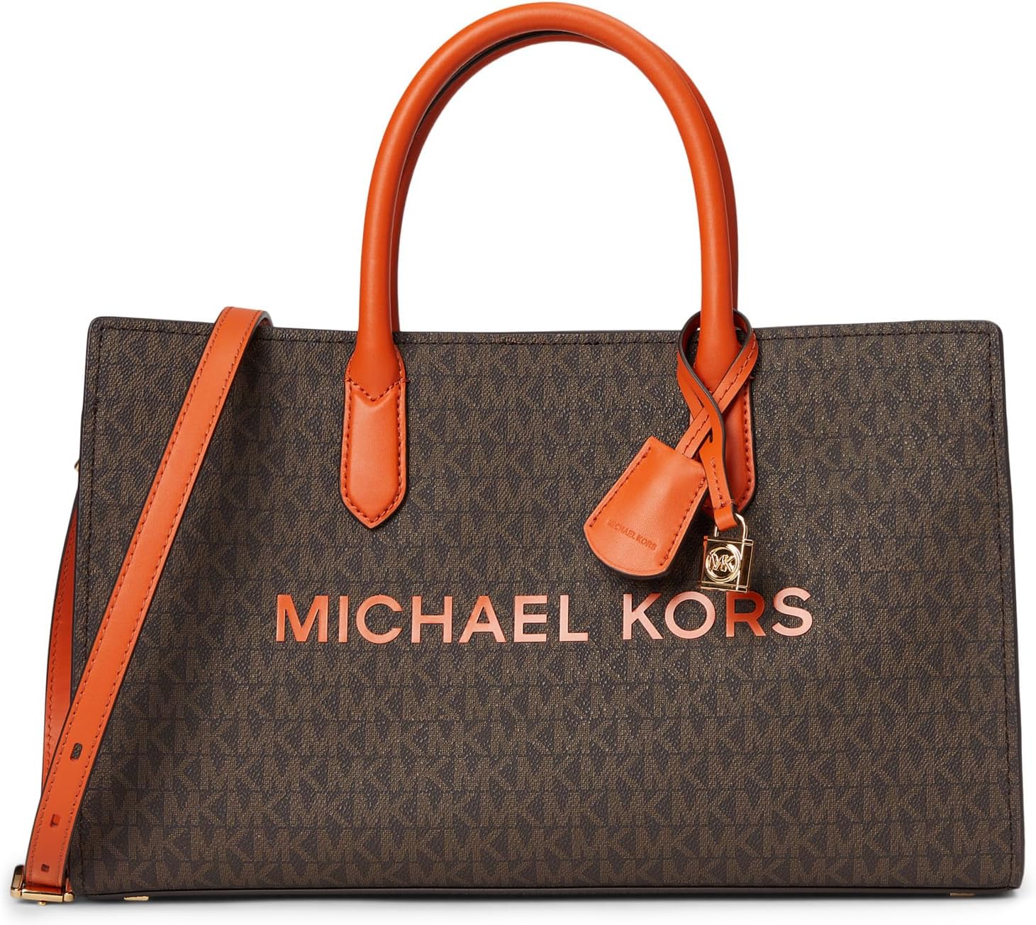 BOLSO SATCHEL MICHAEL KORS SCARLETT MEDIANO - 1