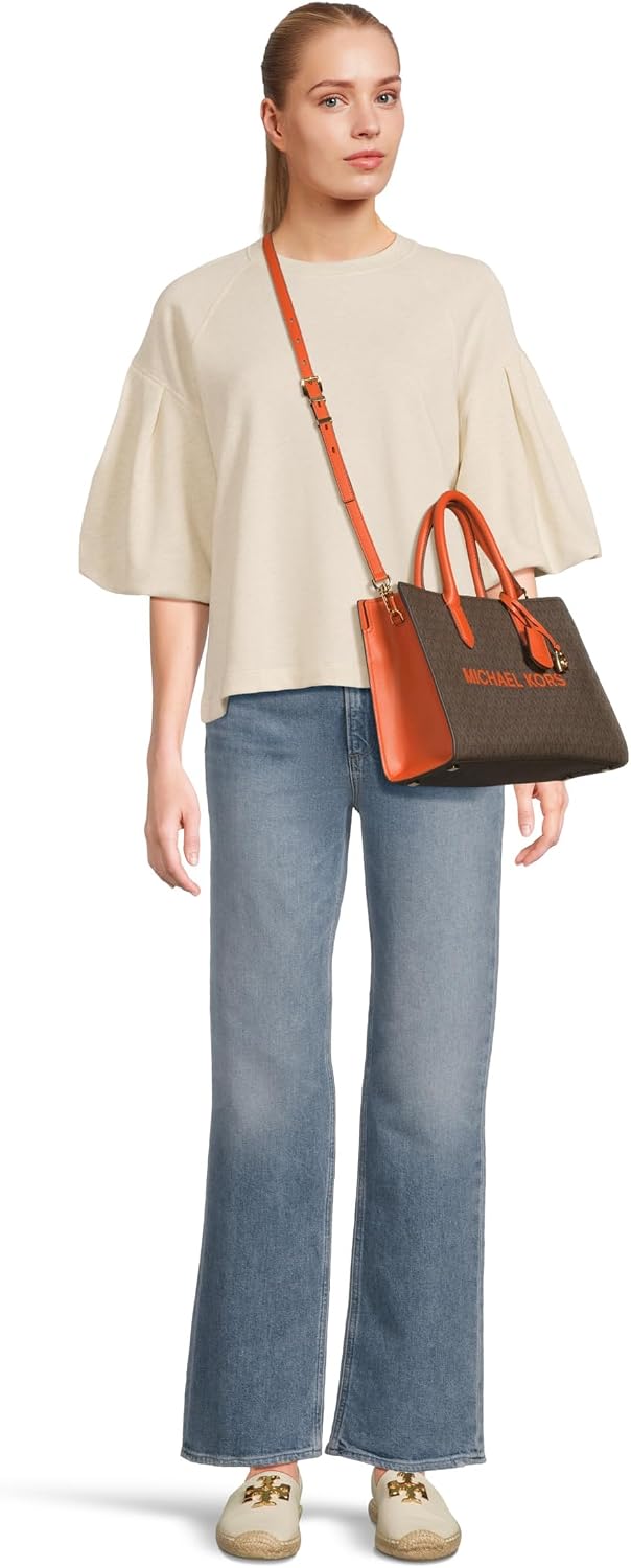 BOLSO SATCHEL MICHAEL KORS SCARLETT MEDIANO - 2