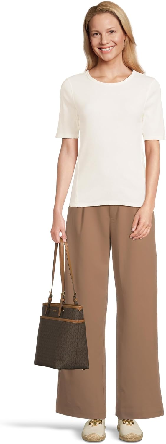 BOLSO TOTE MICHAEL KORS WINSTON MEDIANO CON BOLSILLO SUPERIOR Y CIERRE - 2