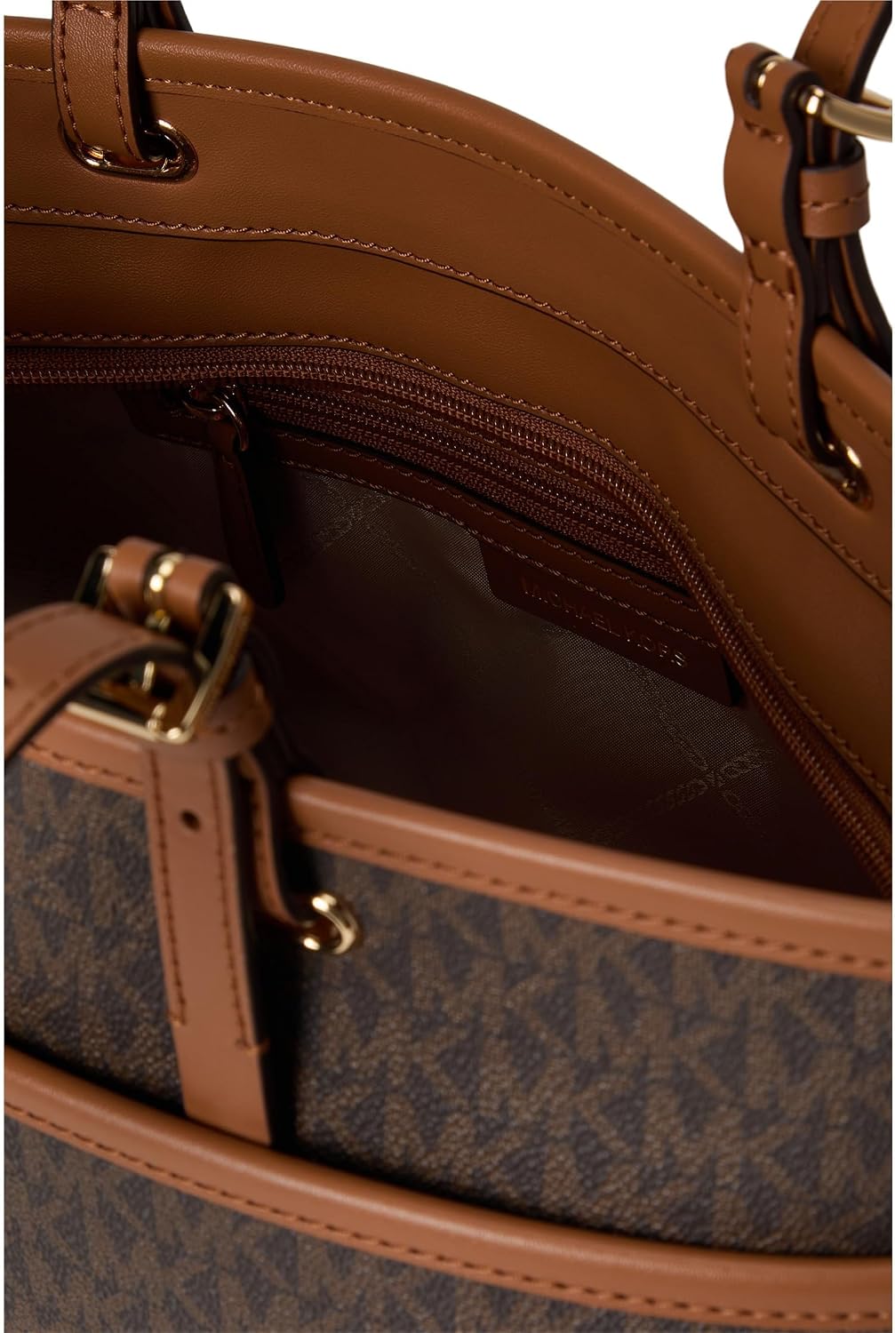 BOLSO TOTE MICHAEL KORS WINSTON MEDIANO CON BOLSILLO SUPERIOR Y CIERRE - 4