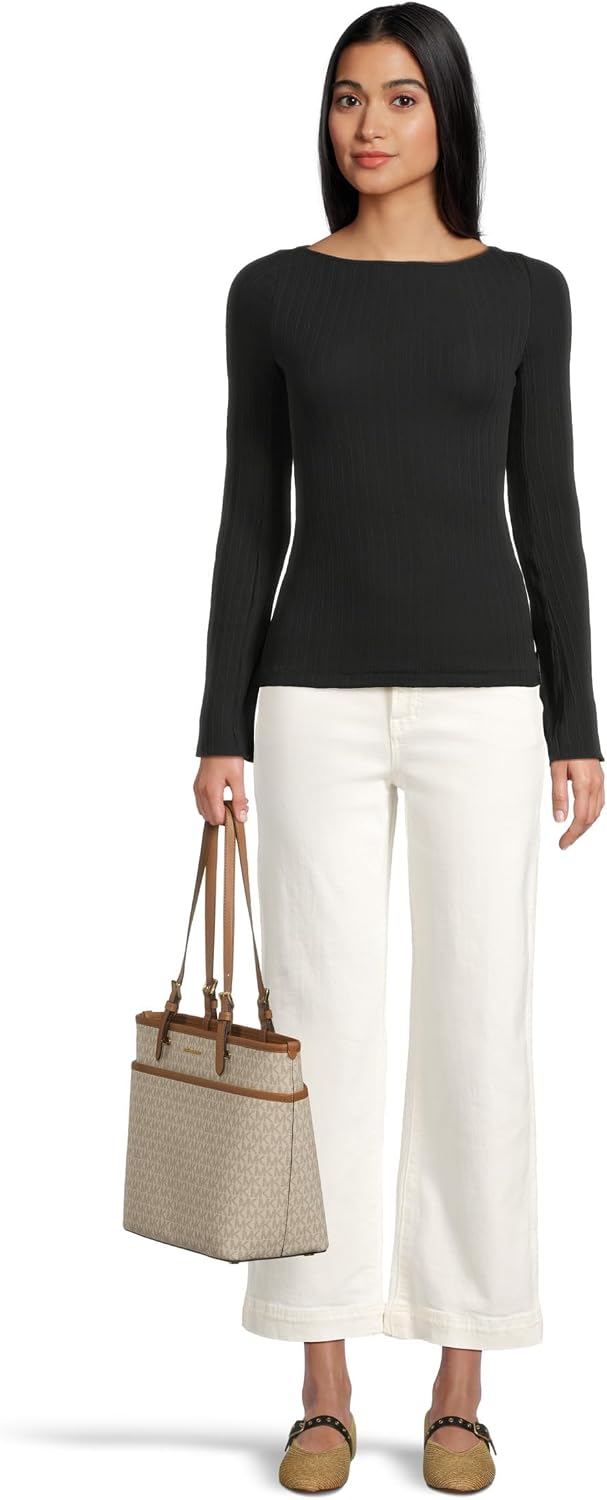 BOLSO TOTE MICHAEL KORS WINSTON MEDIANO CON BOLSILLO SUPERIOR CON CIERRE - 2