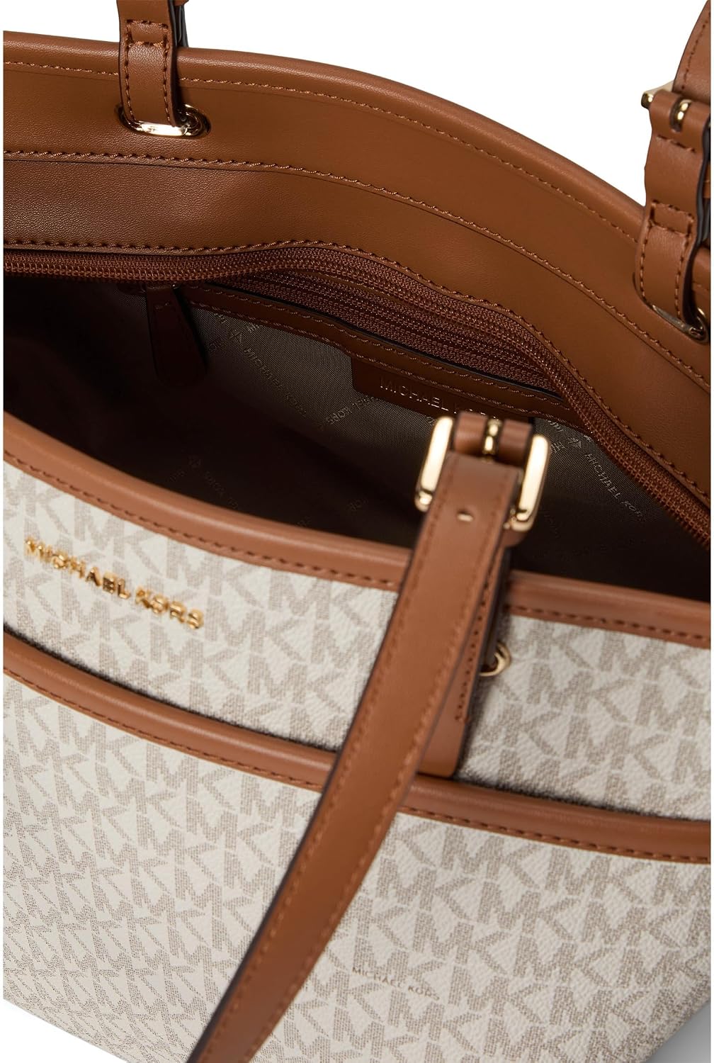 BOLSO TOTE MICHAEL KORS WINSTON MEDIANO CON BOLSILLO SUPERIOR CON CIERRE - 4