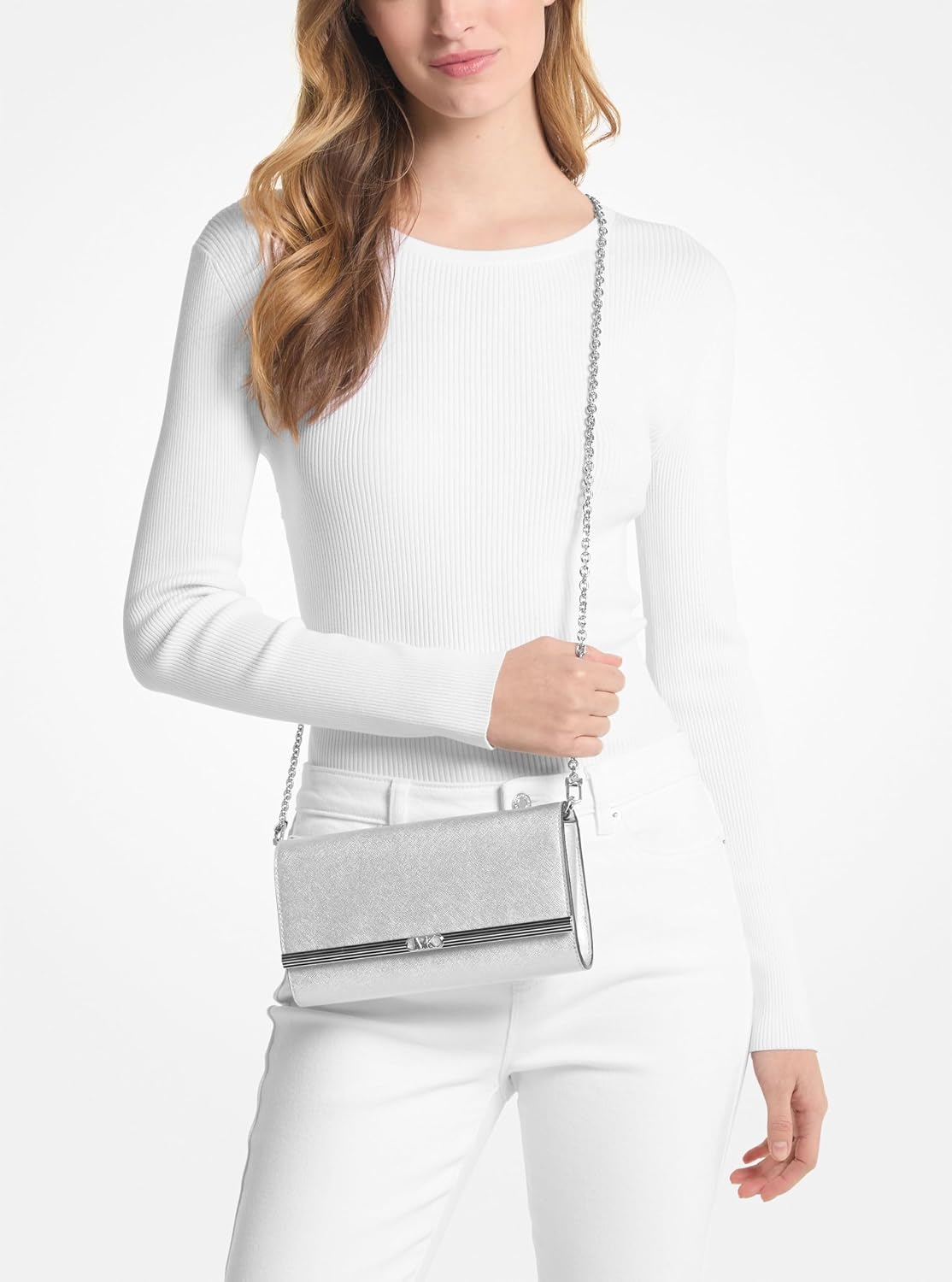 BOLSO MICHAEL KORS MONA LARGE CLUTCH - 3