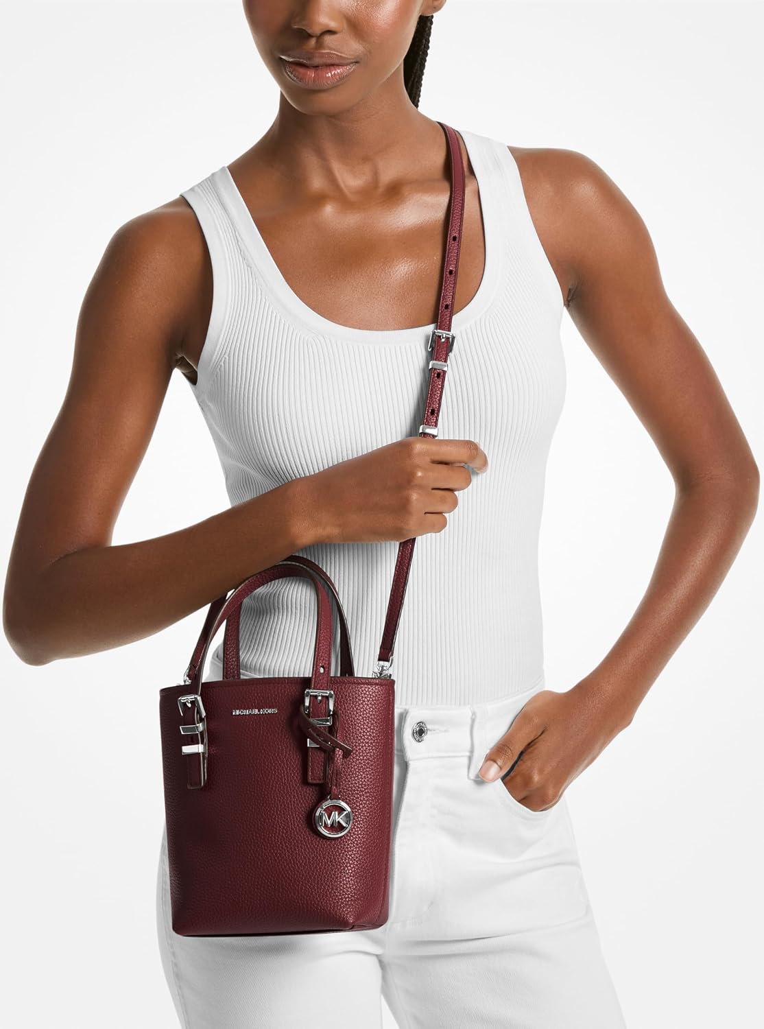 BOLSO TOTE MICHAEL KORS QUINN EXTRA PEQUEÑO PARA MUJER - 3