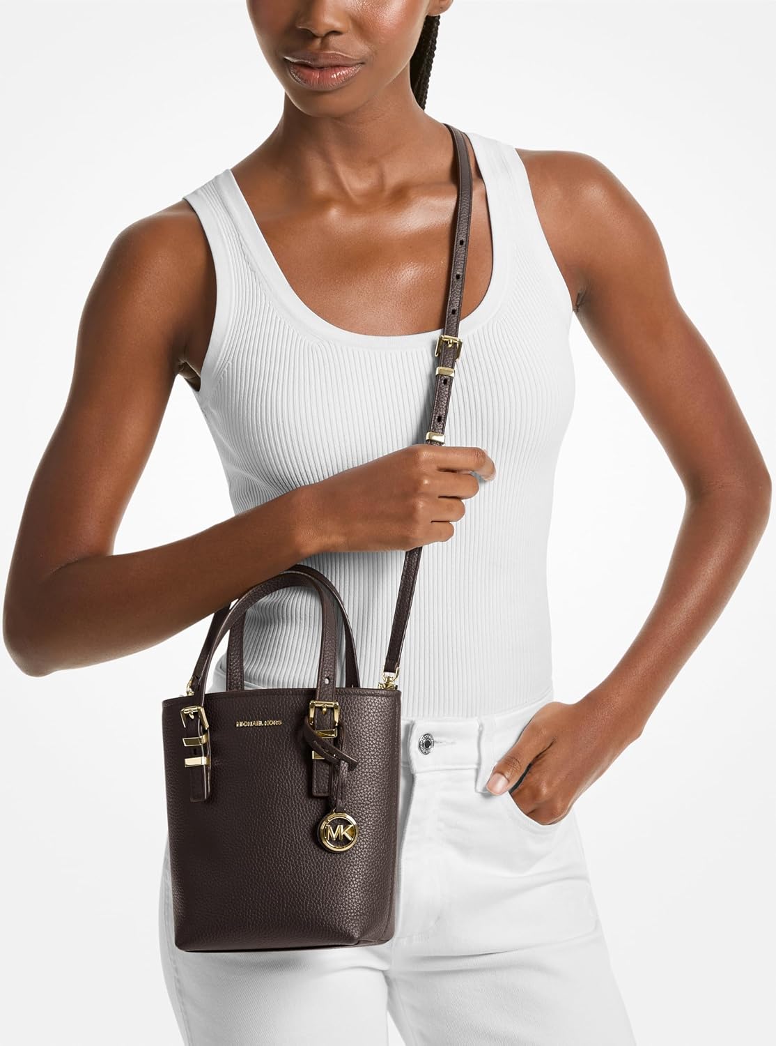 BOLSO TOTE MICHAEL KORS QUINN EXTRA PEQUEÑO PARA MUJER - 3