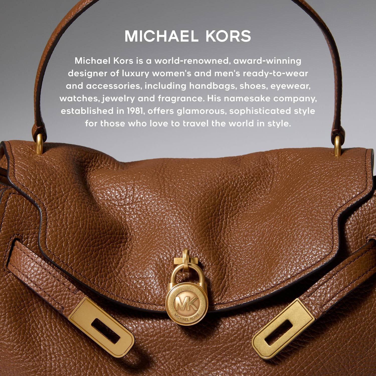 BOLSO TOTE MICHAEL KORS ZADIE MEDIANO CON CIERRE SUPERIOR - 5