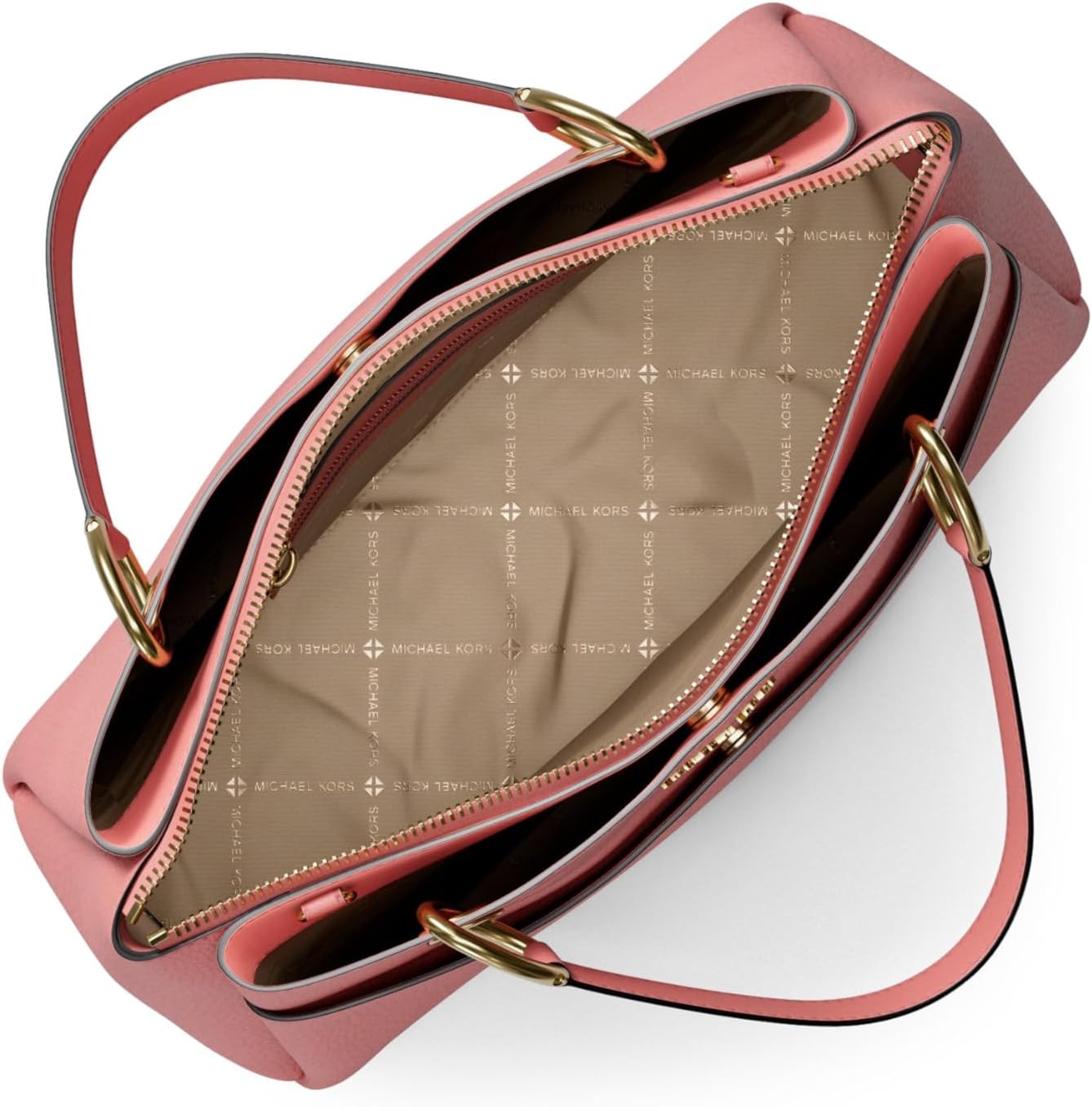 BOLSO DE HOMBRO MICHAEL KORS MAY MEDIANO CON TRIPLE COMPARTIMENTO - 3