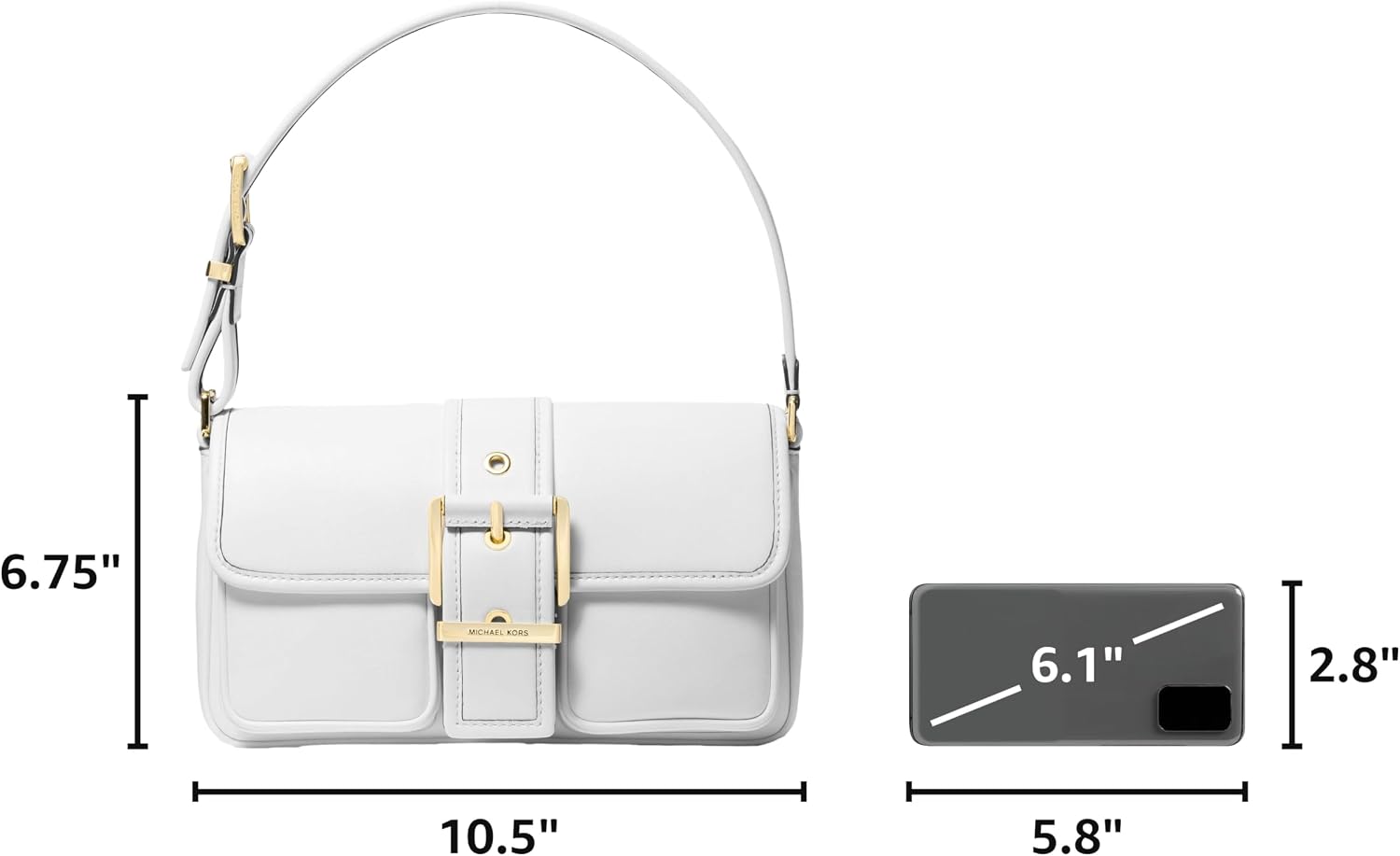 BOLSO DE HOMBRO MICHAEL KORS COLBY MEDIANO - 3