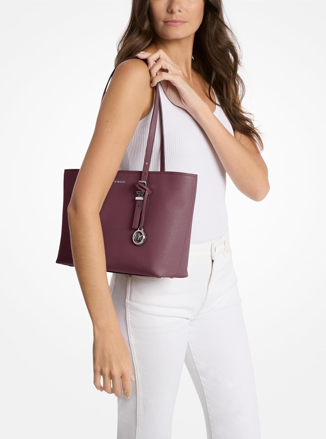 BOLSO TOTE MICHAEL KORS QUINN MEDIANO CON CIERRE SUPERIOR - 4