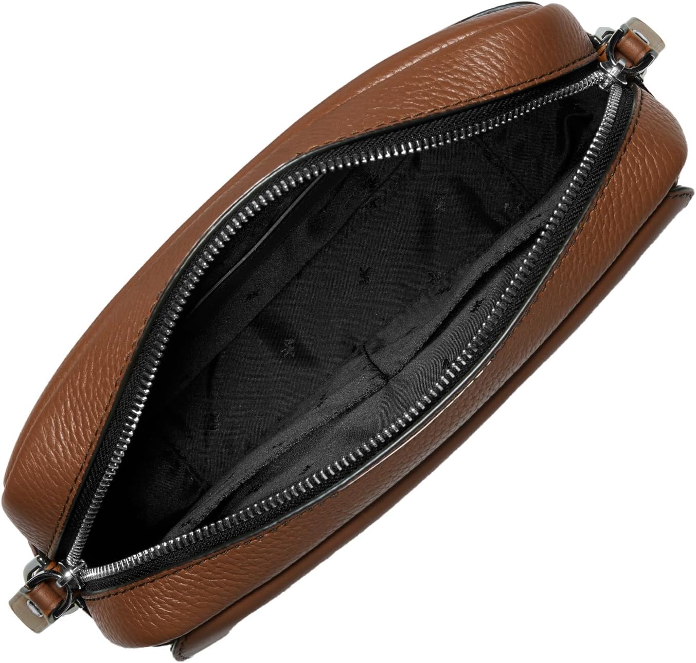 BOLSO CRUZADO UNISEX MICHAEL KORS HUDSON DE CUERO GRANEADO - 2