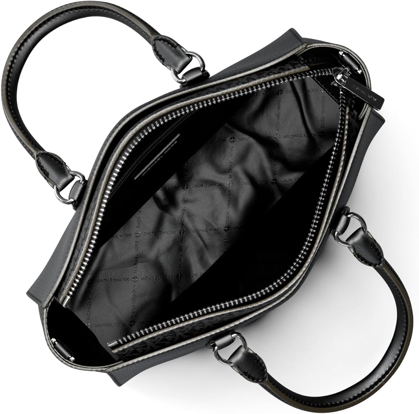 BOLSO SATCHEL MICHAEL KORS ARDEN MEDIANO CON CIERRE SUPERIOR - 3