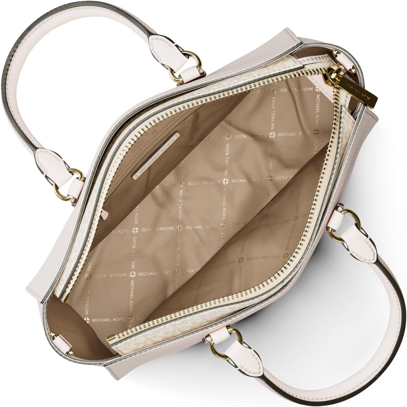 BOLSO SATCHEL MICHAEL KORS ARDEN MEDIANO CON CIERRE SUPERIOR - 3
