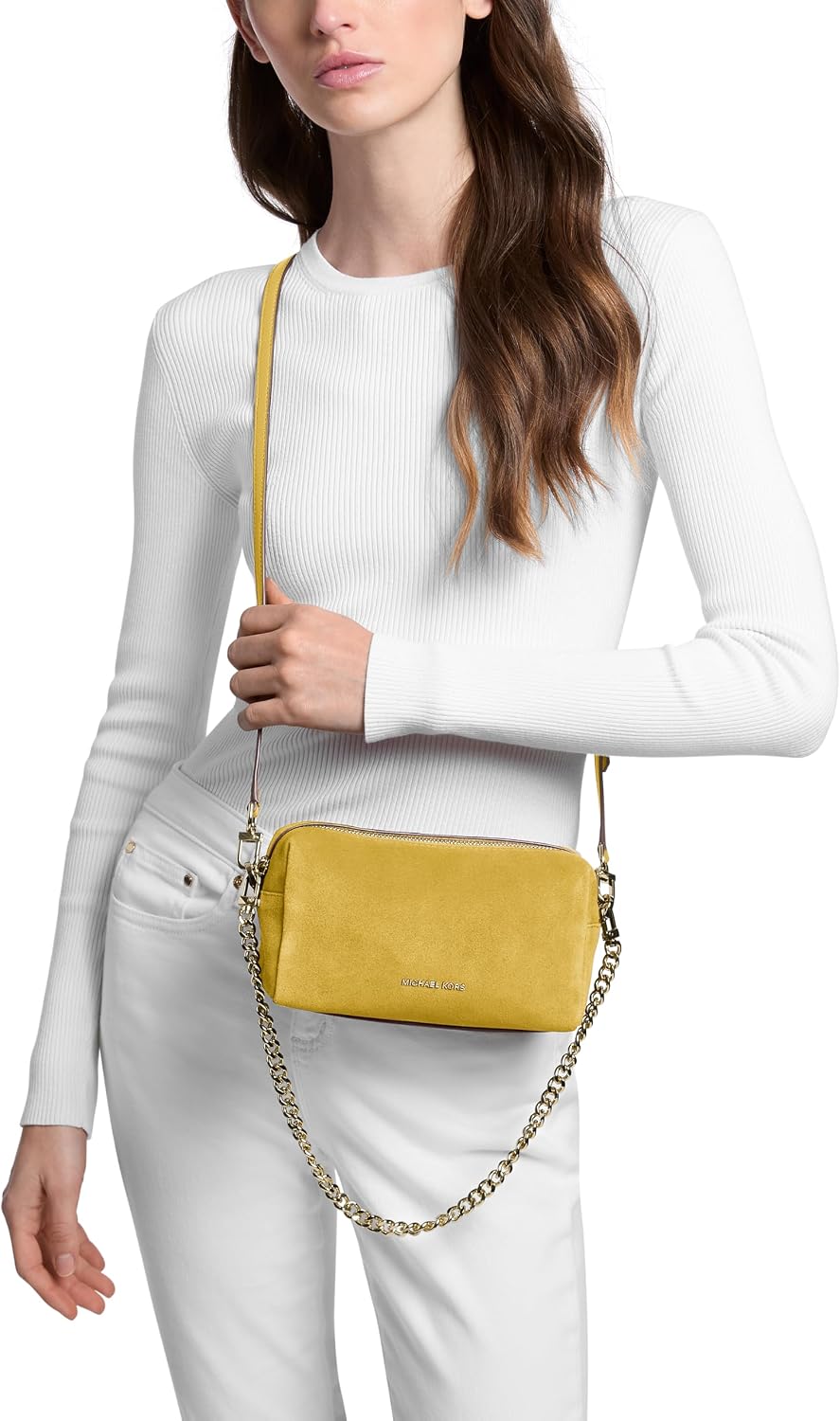 BOLSO CRUZADO PEQUEÑO MICHAEL KORS BRYANT CON CADENA PARA MUJER - 2