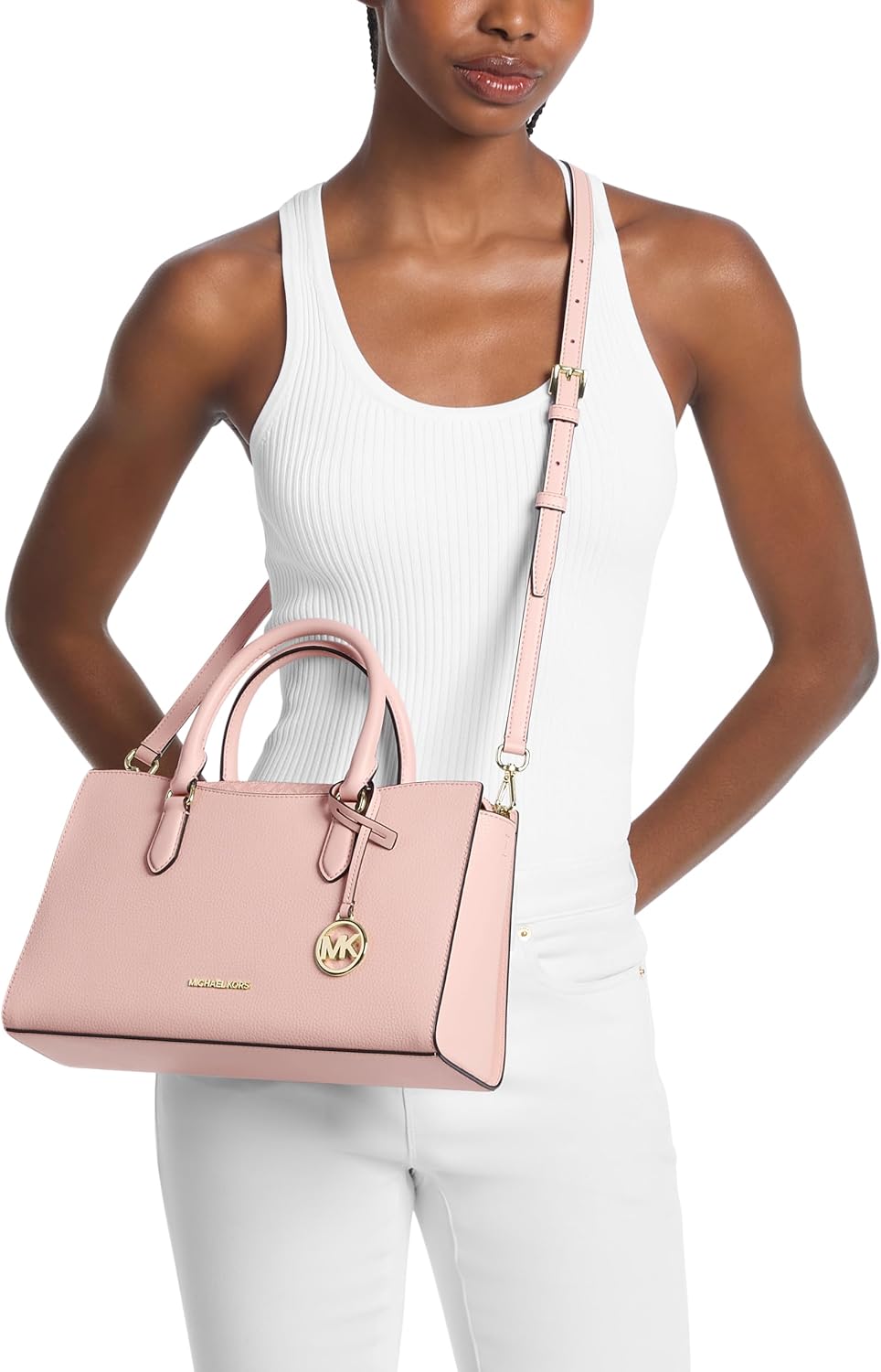 BOLSO SATCHEL MICHAEL KORS ARDEN MEDIANO CON CIERRE SUPERIOR - 2