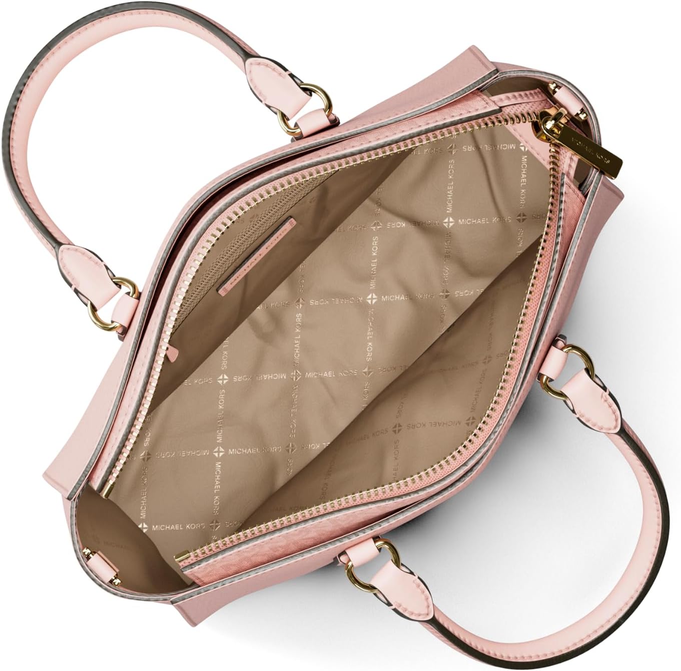BOLSO SATCHEL MICHAEL KORS ARDEN MEDIANO CON CIERRE SUPERIOR - 3