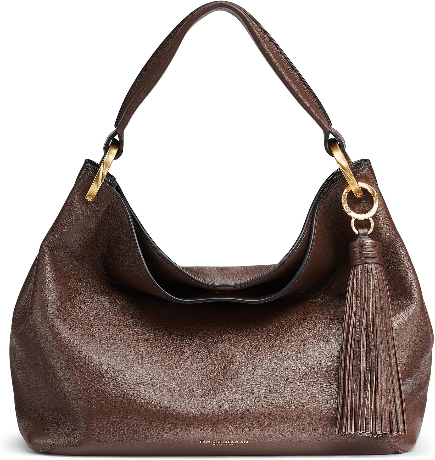 BOLSO DE HOMBRO DONNA KARAN GLENWOOD CROC-TEXTURIZADO - 1