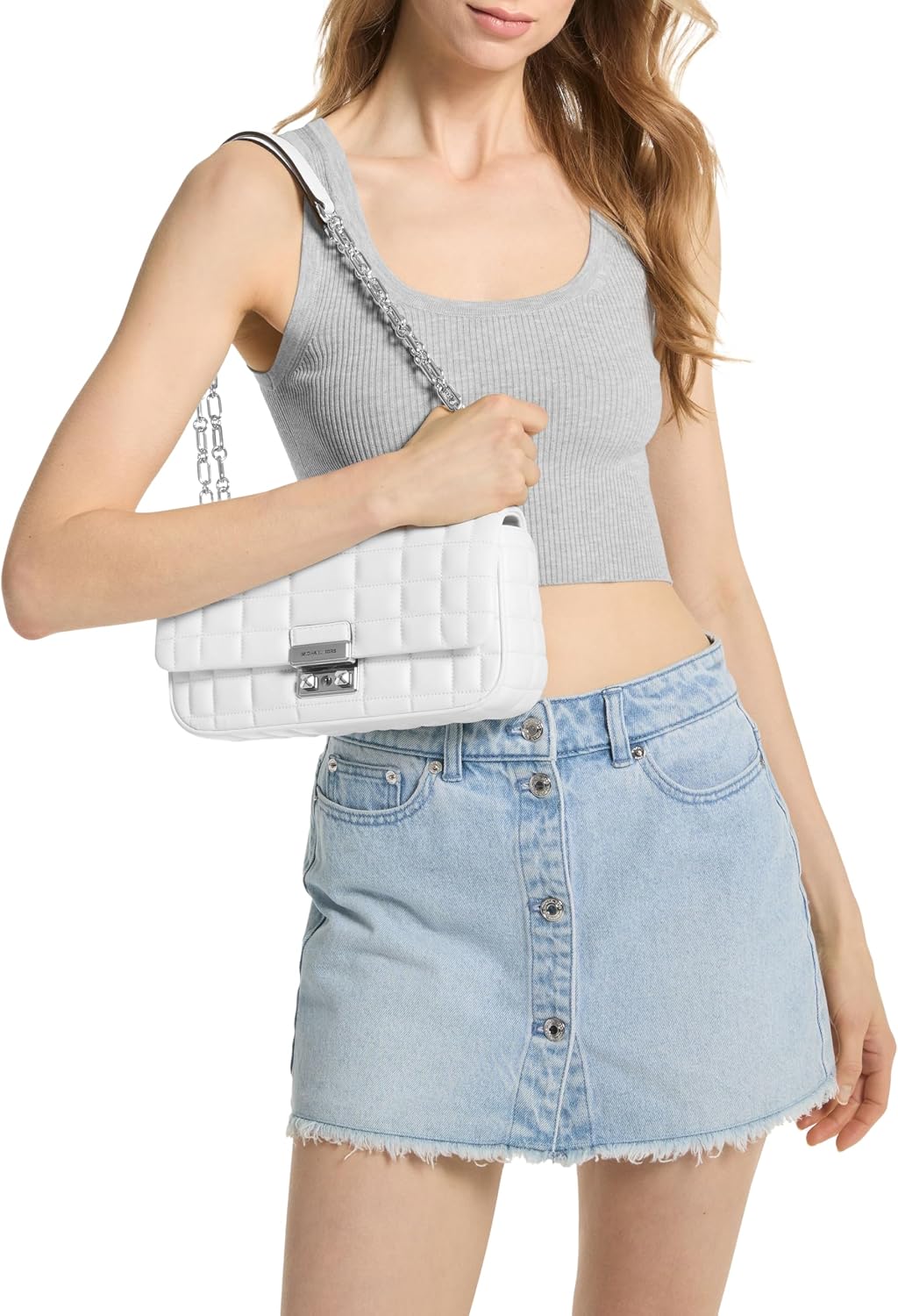 BOLSO MICHAEL KORS TRIBECA LARGE CONVERTIBLE CHAIN PARA MUJER - 2