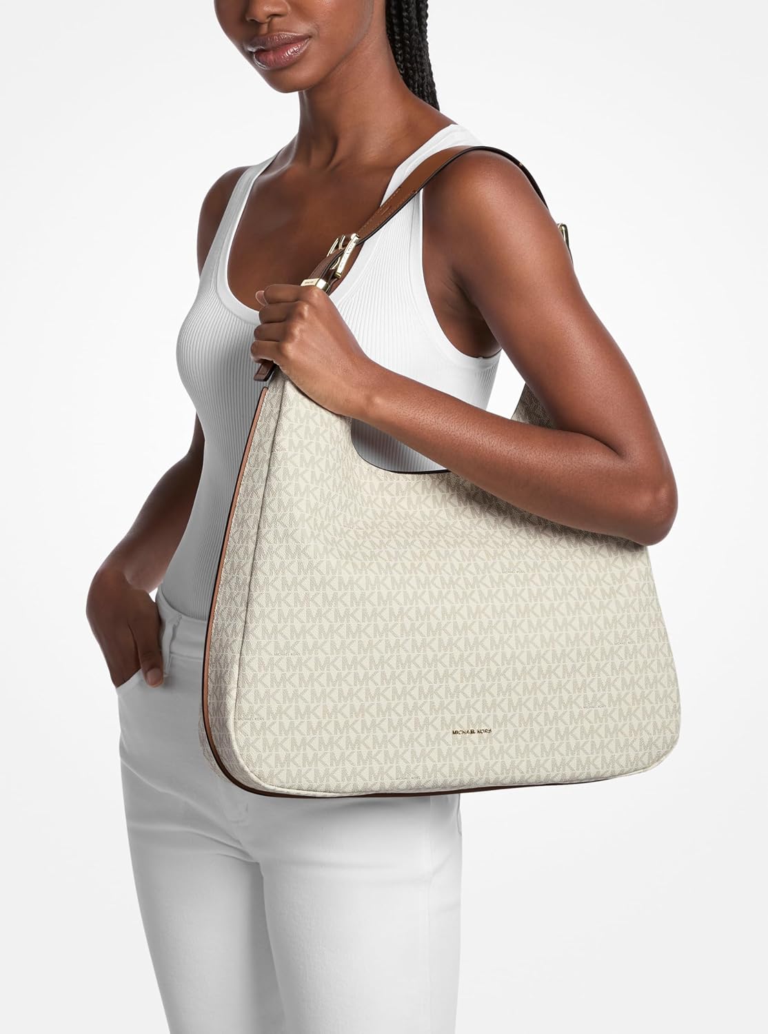BOLSO DE HOMBRO MICHAEL KORS NOLITA LARGE HOBO - 4