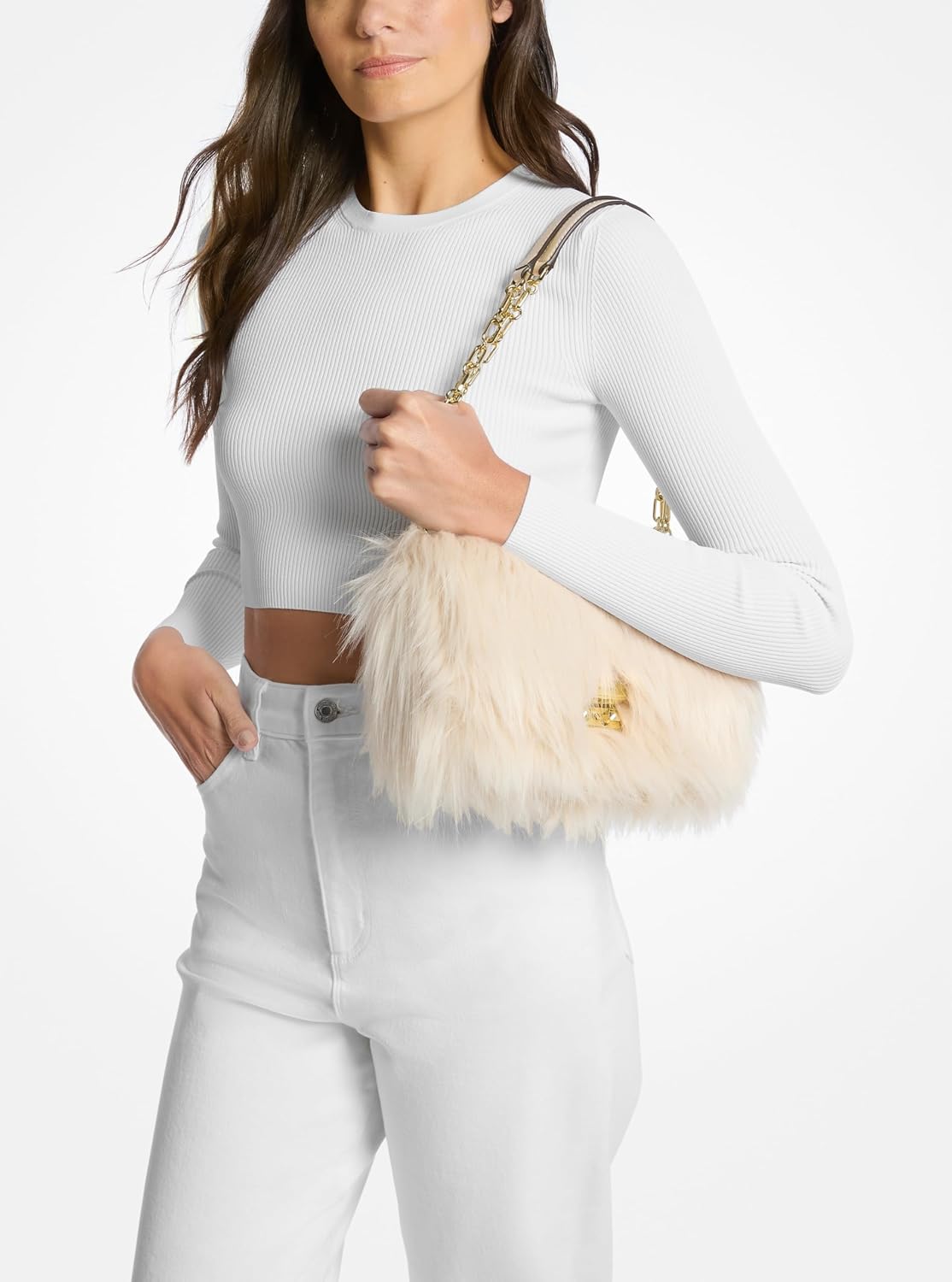 BOLSO MICHAEL KORS TRIBECA LARGE CONVERTIBLE CHAIN PARA MUJER - 4