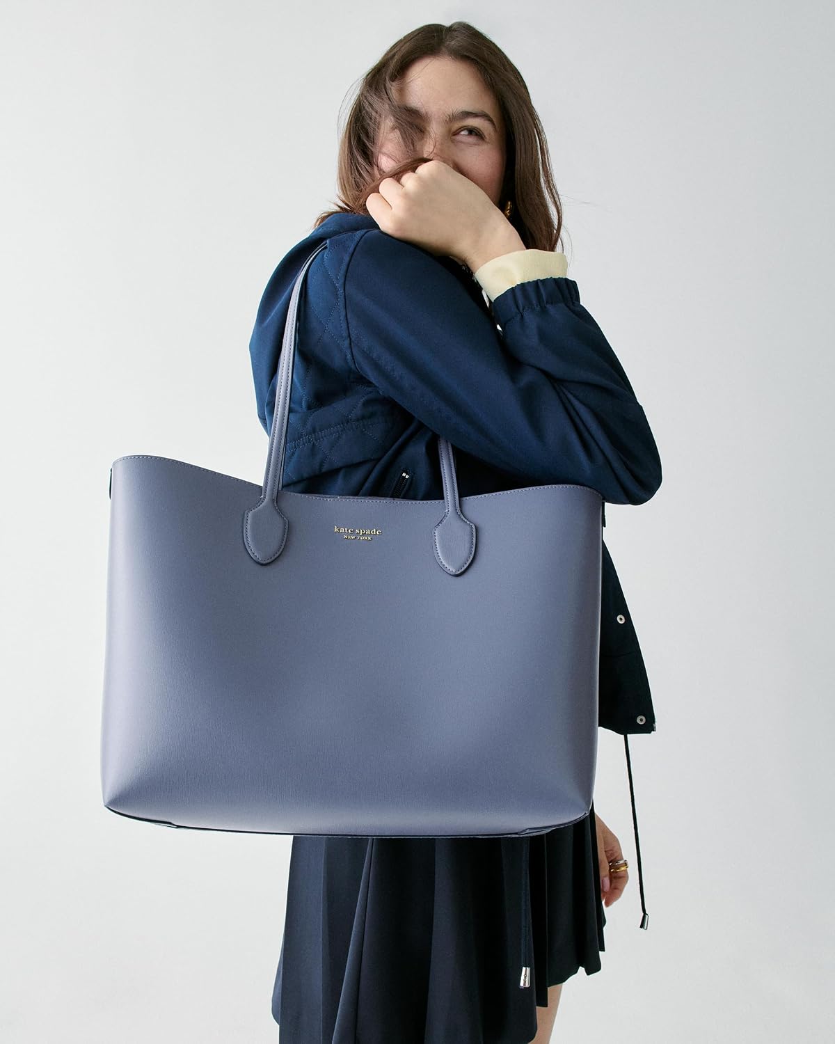 BOLSO TOTE GRANDE DE CUERO SAFFIANO KATE SPADE NEW YORK BLEECKER PARA MUJER - 3