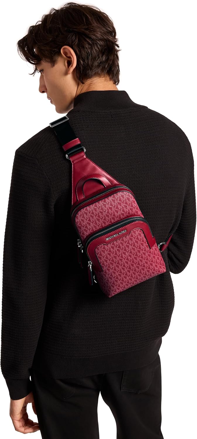 BOLSO TIPO SLING MICHAEL KORS HUDSON PARA HOMBRE - 4