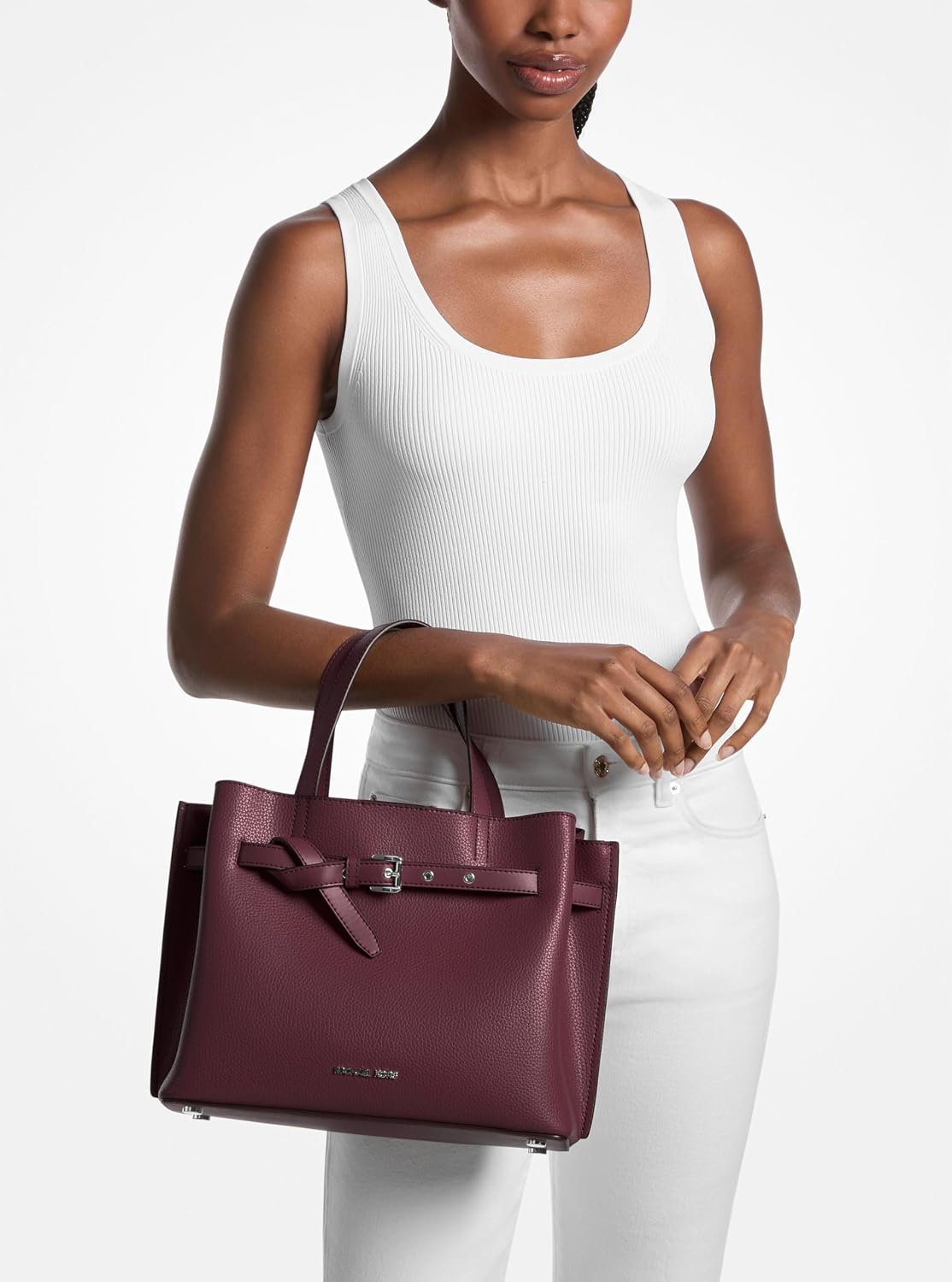 BOLSO SATCHEL MICHAEL KORS EMILIA MEDIANO - 5