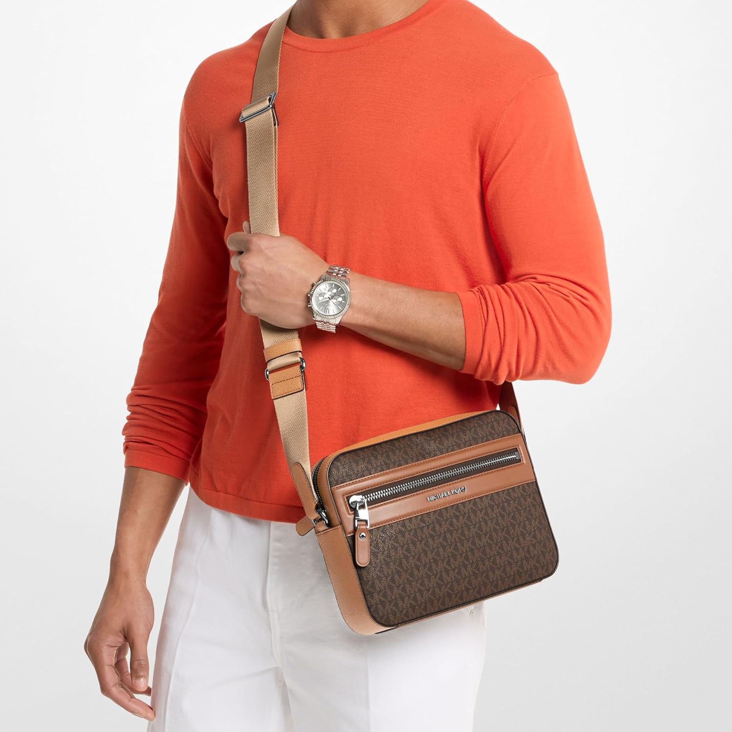 BOLSO CROSSBODY MICHAEL KORS JET SET TOUR PARA HOMBRE - 2