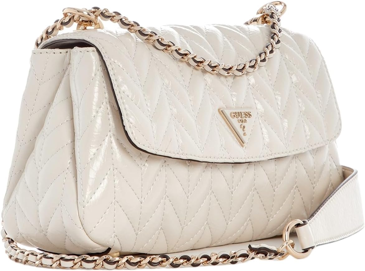 BOLSO CRUZADO CONVERTIBLE GUESS CHERYL ECO CUERO ARRUGADO - 3
