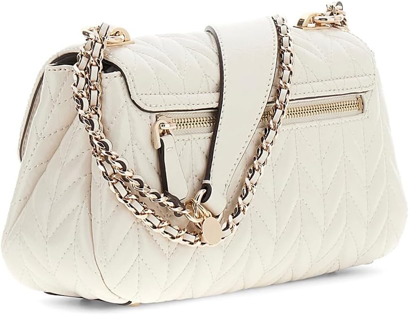BOLSO CRUZADO CONVERTIBLE GUESS CHERYL ECO CUERO ARRUGADO - 4