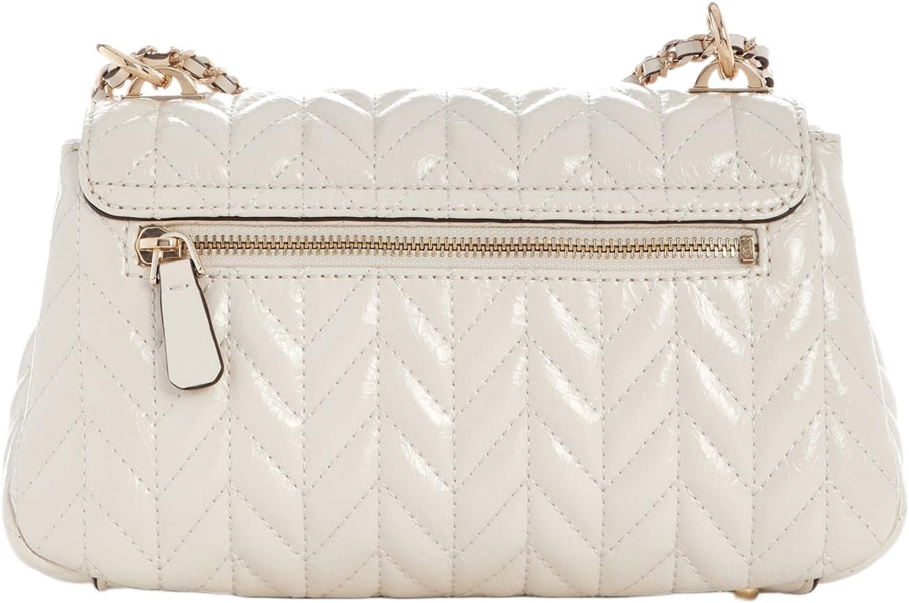 BOLSO CRUZADO CONVERTIBLE GUESS CHERYL ECO CUERO ARRUGADO - 5