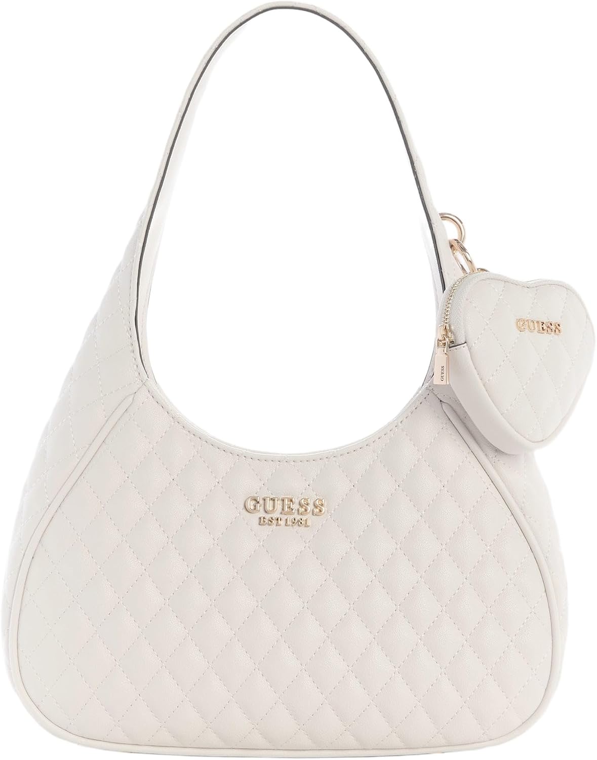 BOLSO HOBO GUESS ATABEY EN PU ACOLCHADO PEQUEÑO GRANO - 1