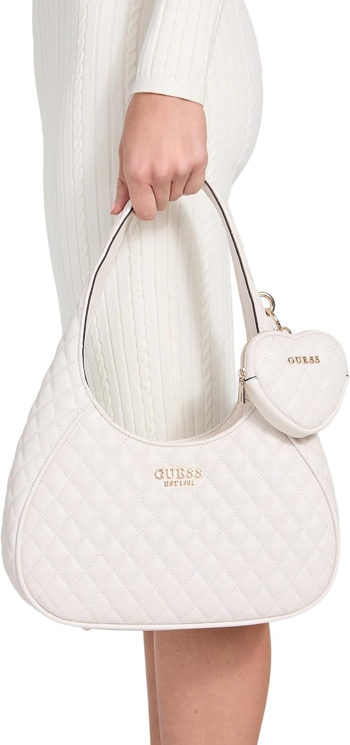 BOLSO HOBO GUESS ATABEY EN PU ACOLCHADO PEQUEÑO GRANO - 2