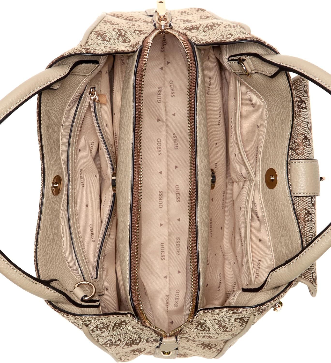 BOLSO SATCHEL MUJER GUESS JESSA GIRLFRIEND ECO PEBBLE PU - 4
