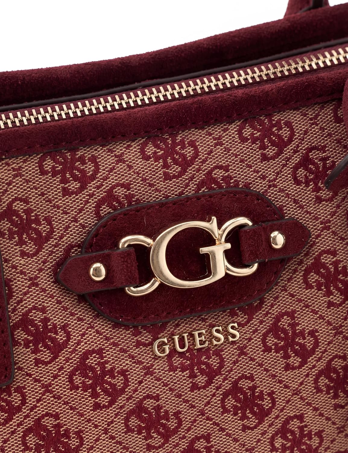 BOLSO SATCHEL GUESS SAMANTHA LOGO - 5