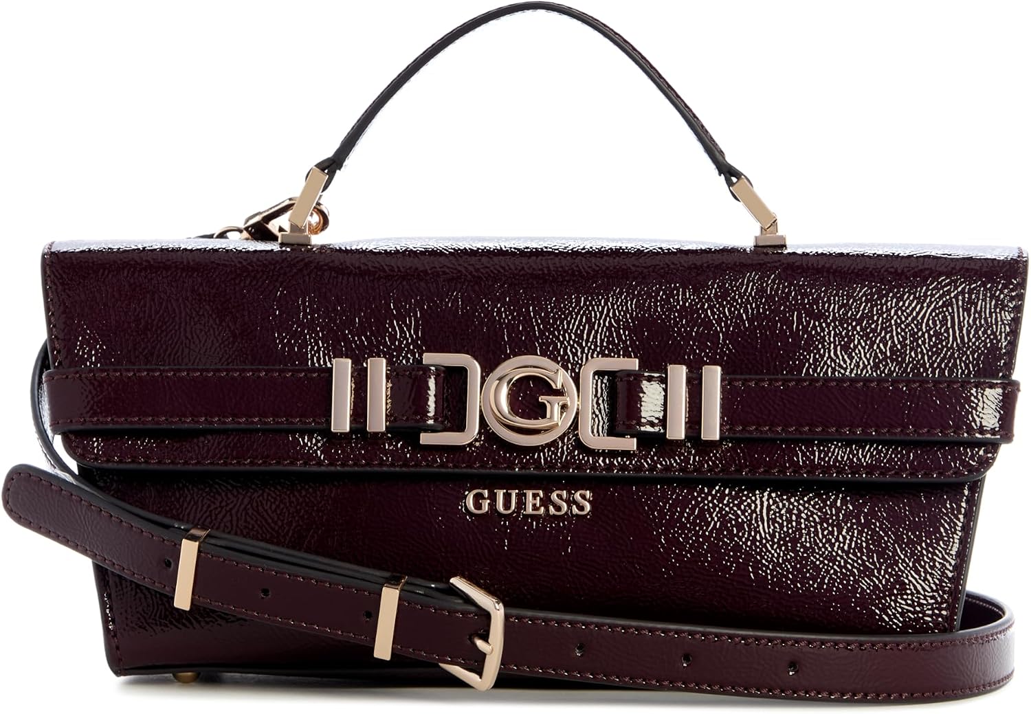 BOLSO SATCHEL PARA MUJER GUESS CIRENE CON ASA SUPERIOR Y CORREA DESMONTABLE - 1