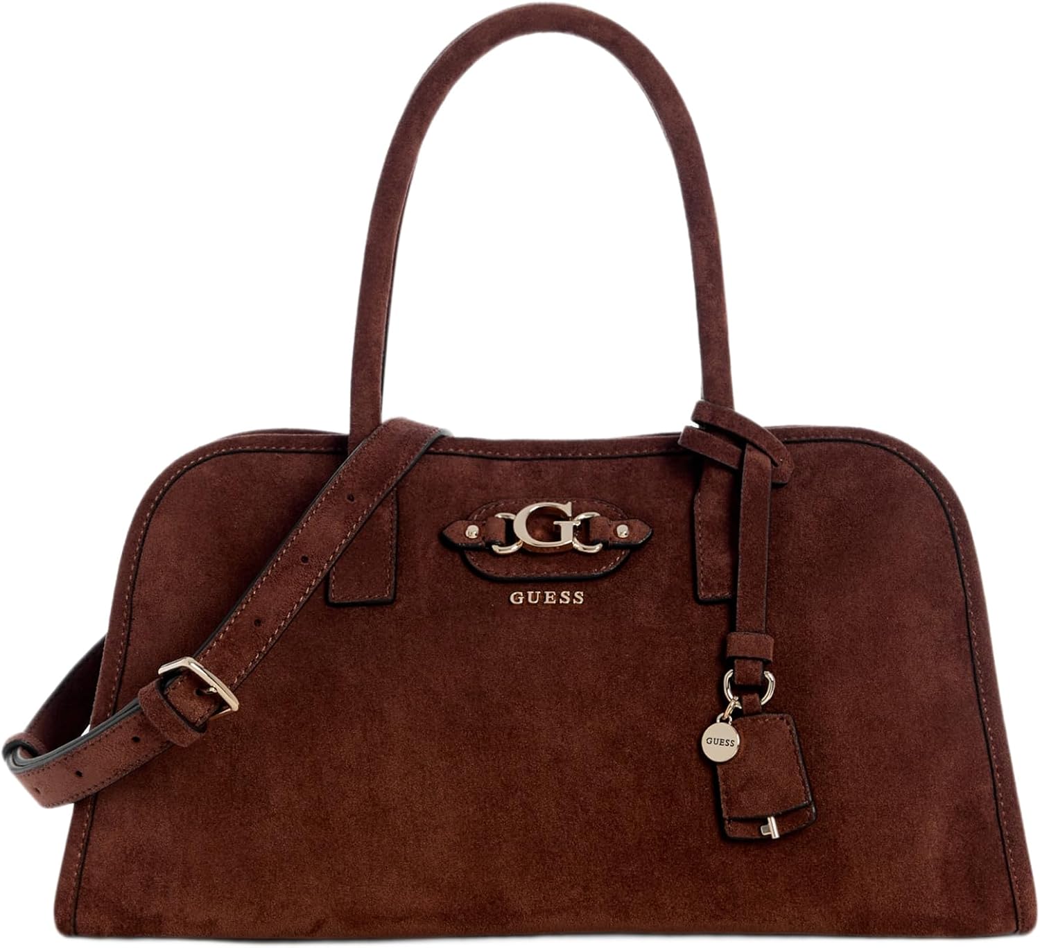 BOLSO SATCHEL GUESS SAMANTHA LOGO - 5
