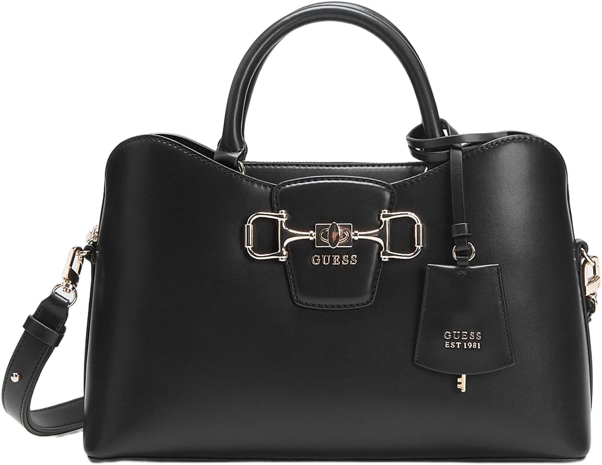 BOLSO SATCHEL GUESS JANIE LOGO - 1